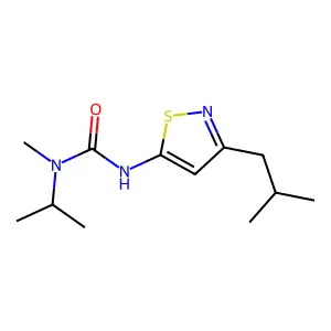 N-Methyl-N-isopropyl-N'-(3-isobutyl-5-isothiazolyl)urea structure