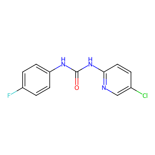 1-(5-Chloropyridin-2-yl)-3-(4-fluorophenyl)urea structure