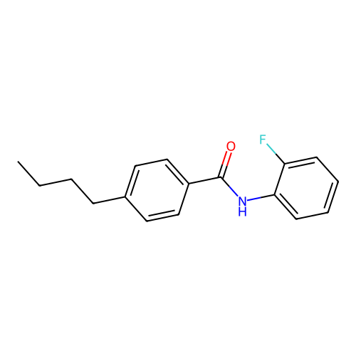 Benzamide, N-(2-fluorophenyl)-4-butyl- structure