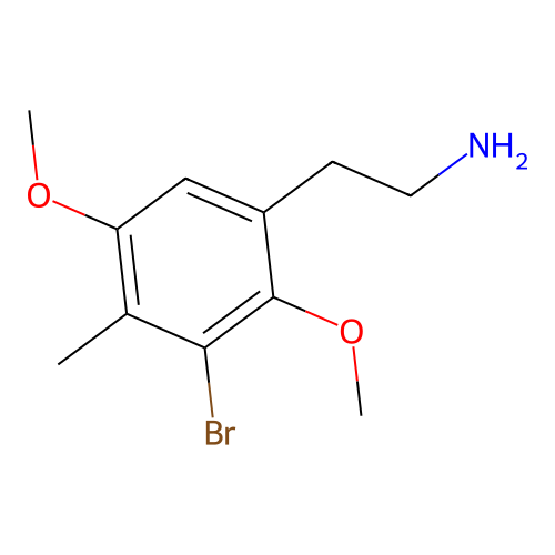 3-Bromo-2,5-dimethoxy-4-methylamphetamine structure