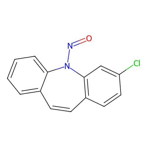 3-Chloro-N-nitrosodibenz[b,f]azepine structure