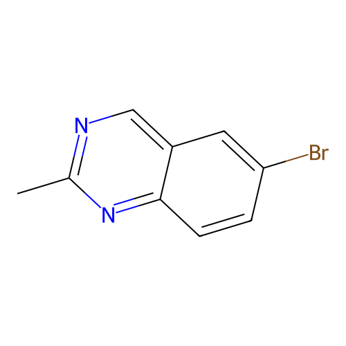 6-Bromo-2-methylquinazoline structure