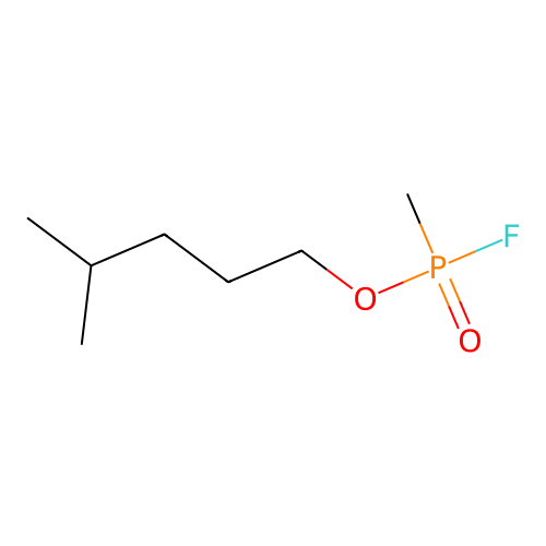 4-Methyl-1-pentyl methylphosphonofluoridate structure