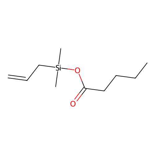 [Dimethyl(prop-2-enyl)silyl] pentanoate structure