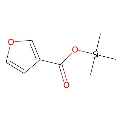 Trimethylsilyl furan-3-carboxylate structure