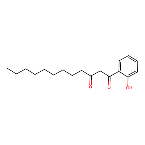 Phenol, 2-[3-oxododecanoyl]- structure