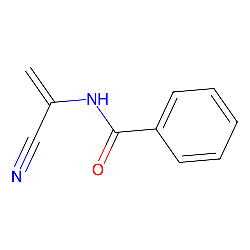 N-(1-Cyanovinyl)benzamide structure