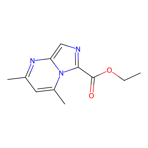 Ethyl 2,4-dimethylimidazo[1,5-a]pyrimidine-6-carboxylate structure
