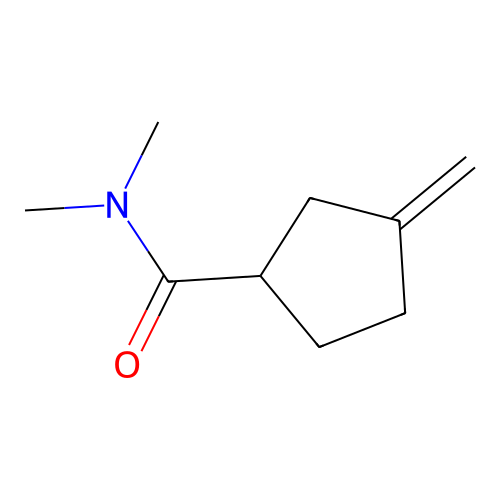 3-亚甲基-N,N-二甲基环戊烷甲酰胺 structure