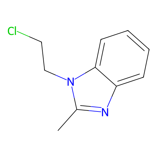 1-(2-Chloro-ethyl)-2-methyl-1H-benzoimidazole structure