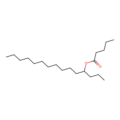 戊酸-4-十五烷酯 structure