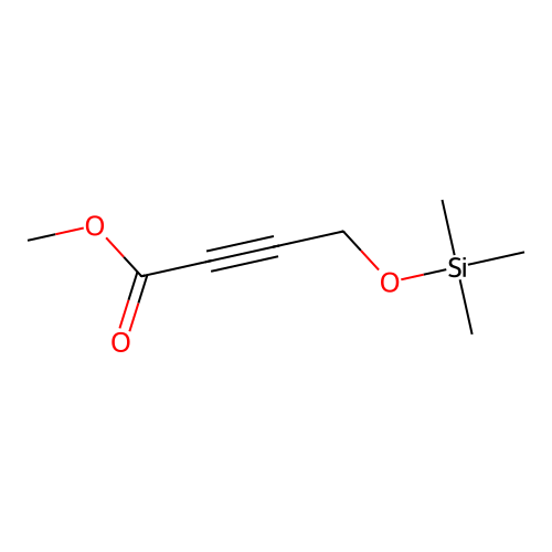 2-Butynoic acid, 3-trimethylsilyloxy-, methyl ester structure