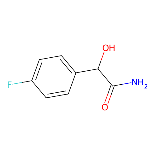 2-(4-Fluorophenyl)-2-hydroxyacetamide structure