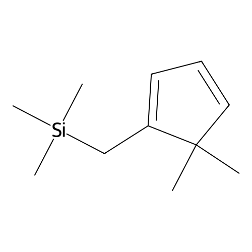 1,3-Cyclopentadiene, 5,5-dimethyl-1-(trimethylsilylmethyl)- structure