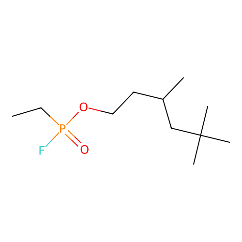 3,5,5-Trimethylhexyl ethylphosphonofluoridate structure