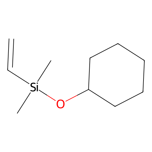 Dimethyl(ethenyl)silyloxycyclohexane structure