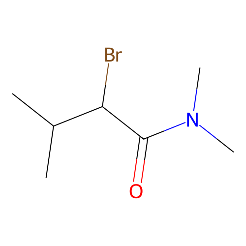 2-溴-N,N,3-三甲基丁酰胺 structure