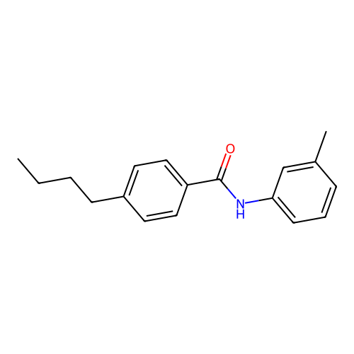 N-(3-甲基苯基)-4-丁基苯甲酰胺 structure