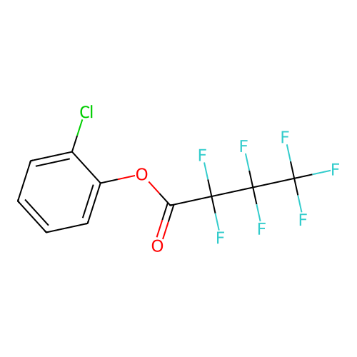 七氟丁酸-2-氯苯酯 structure