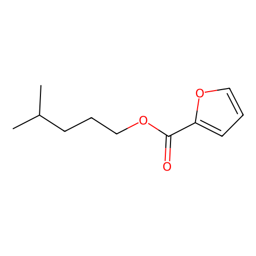 4-methylpentyl Furan-2-carboxylate structure
