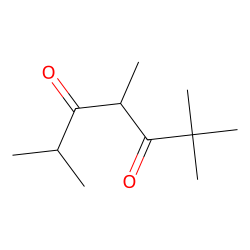 2,2,4,6-Tetramethylheptane-3,5-dione structure