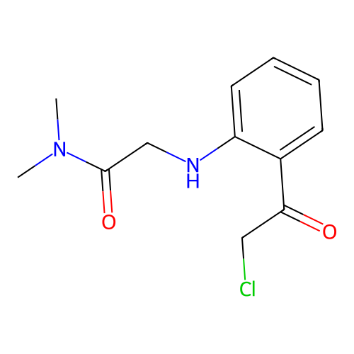 2-((Chloroacetyl)phenylamino)-N,N-dimethylacetamide structure