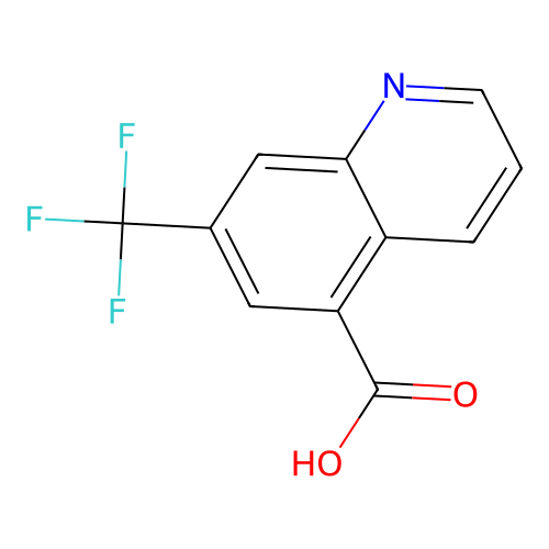 7-三氟甲基喹啉-5-甲酸 structure