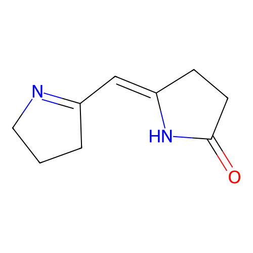 5-Pyrrolidin-2-ylidenemethyl-3,4-dihydropyrrol-2-one structure