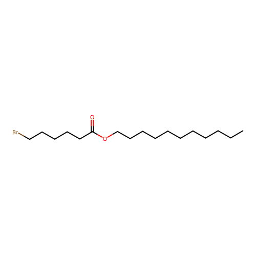 Undecyl 6-bromohexanoate structure