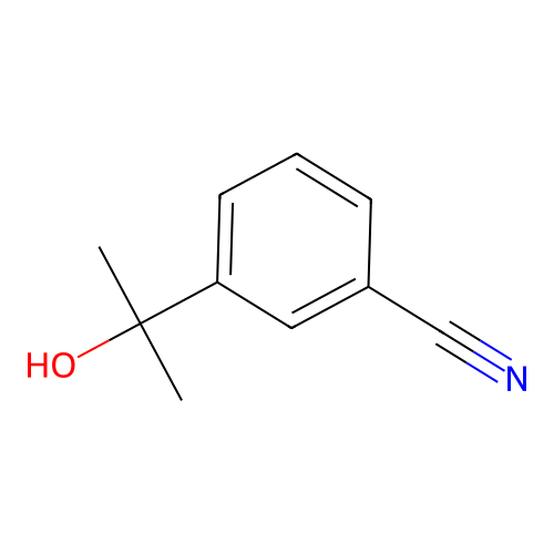 3-(2-Hydroxypropan-2-yl)benzonitrile structure