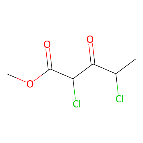 Methyl 2,4-dichloro-3-oxopentanoate structure
