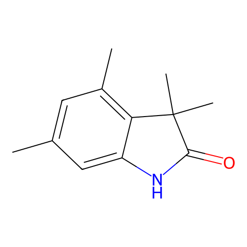 3,3,4,6-tetramethyl-2,3-dihydro-1H-indol-2-one structure
