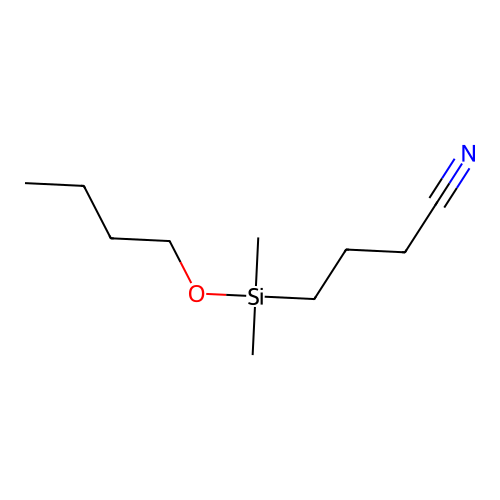 4-[Butoxy(dimethyl)silyl]butanenitrile structure