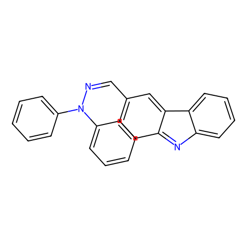 N-[(Z)-1H-carbazol-3-ylmethylideneamino]-N-phenylaniline structure