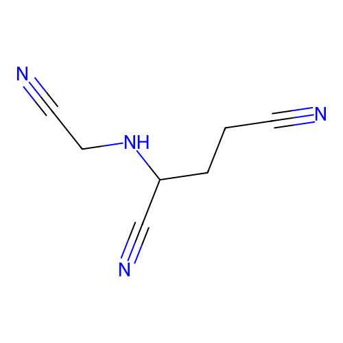 2-(氰甲基氨基)戊二腈 structure