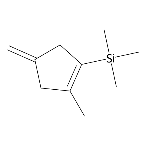 Cyclopentene, 1-trimethylsilyl-2-methyl-4-methylene- structure