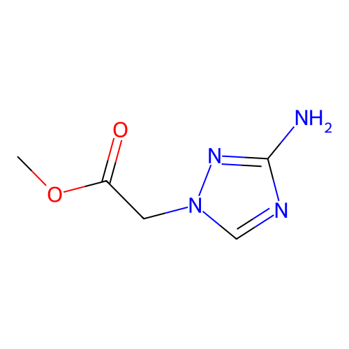 methyl 2-(3-amino-1H-1,2,4-triazol-1-yl)acetate structure