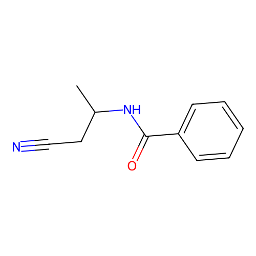 N-(1-氰基丙-2-基)苯甲酰胺 structure