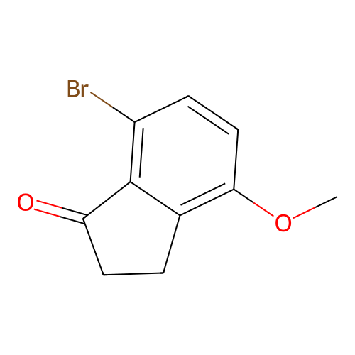 7-Bromo-4-methoxy-2,3-dihydro-1H-inden-1-one structure