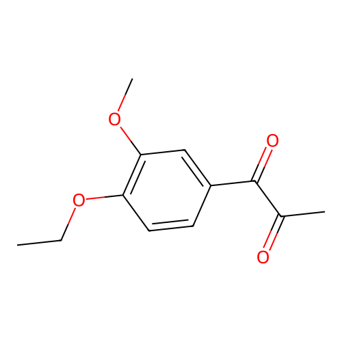 1-(4-Ethoxy-3-methoxyphenyl)-1,2-propanedione structure