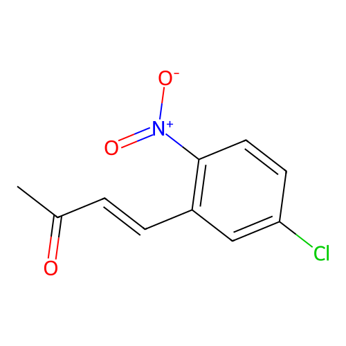 1-[2-Nitro-5-chlorophenyl]-1-buten-3-one structure