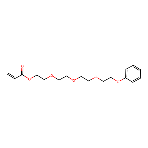 2-[2-[2-(2-Phenoxyethoxy)ethoxy]ethoxy]ethyl 2-propenoate structure