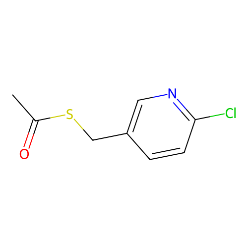 2-Chloro-5-acetylthiomethylpyridine structure
