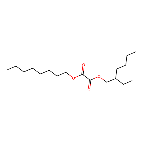 Oxalic acid, 2-ethylhexyl octyl ester structure