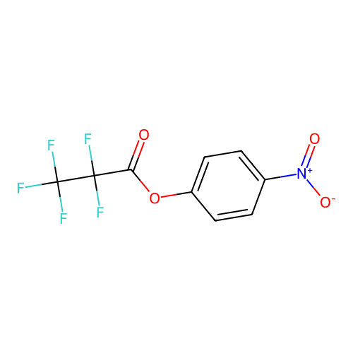 五氟丙酸-4-硝基苯酯 structure