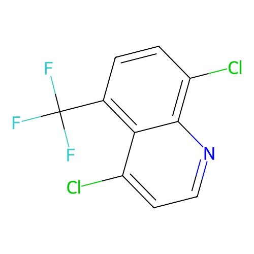 4,8-Dichloro-5-(trifluoromethyl)quinoline structure