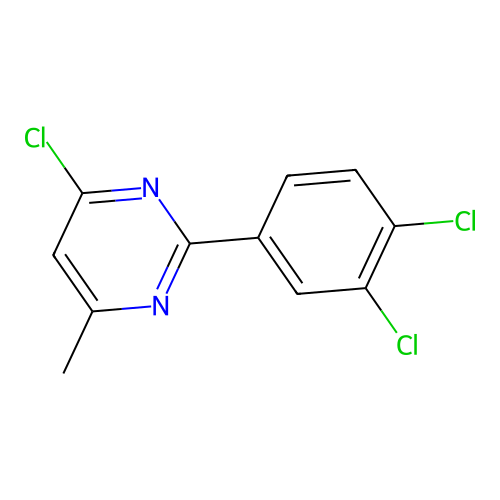 4-Chloro-2-(3,4-dichlorophenyl)-6-methylpyrimidine structure
