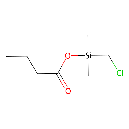 [Chloromethyl(dimethyl)silyl] butanoate structure