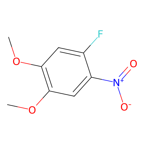 1-Fluoro-4,5-dimethoxy-2-nitrobenzene structure