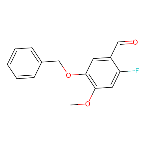 5-(苄氧基)-2-氟-4-甲氧基苯甲醛 structure